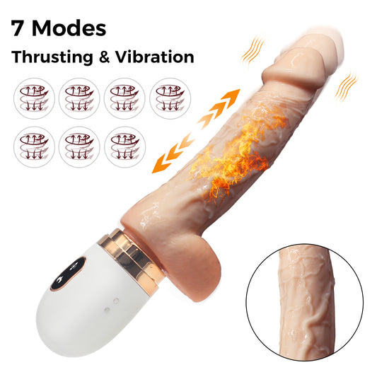 Vibrating Realistic Skin Vibrator Dildo Sex Toys For Women